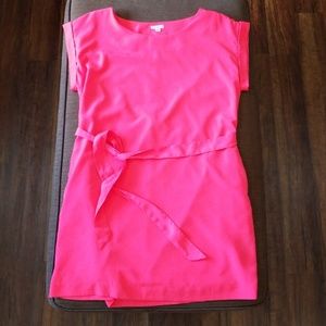 Gap shift dress with tie